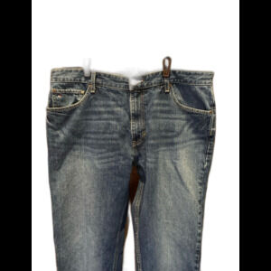 Tommy Hilfiger Mens Jeans 36/32 Classic Straight Thick Medium Wash Denim